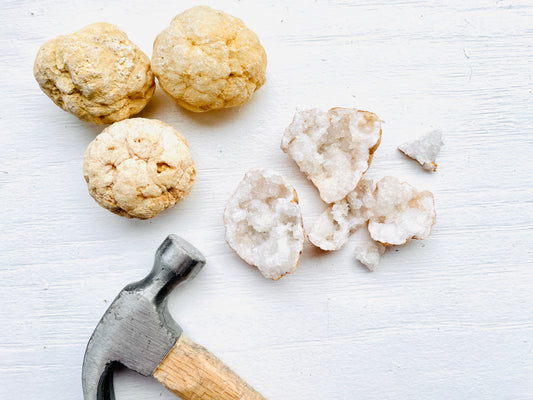 Moroccan Crystal Quartz Geodes